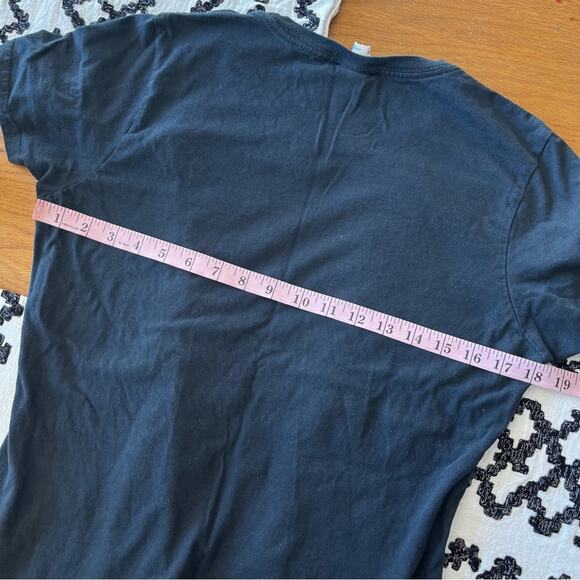 Port & Co Flat Earth Society short sleeve graphic tee ladies cut medium M - Picture 5 of 6